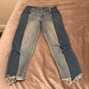 American eagle two tone jeans